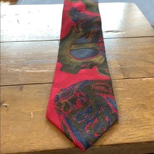 EUC 100% Silk Italian Tie